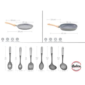 Imagem 3 de 4 de Batería de Cocina Hudson 15 Piezas