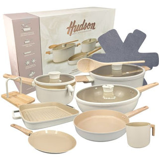 Juego De Ollas Antiadherente Hudson Harmony de 12 pz - Inducción