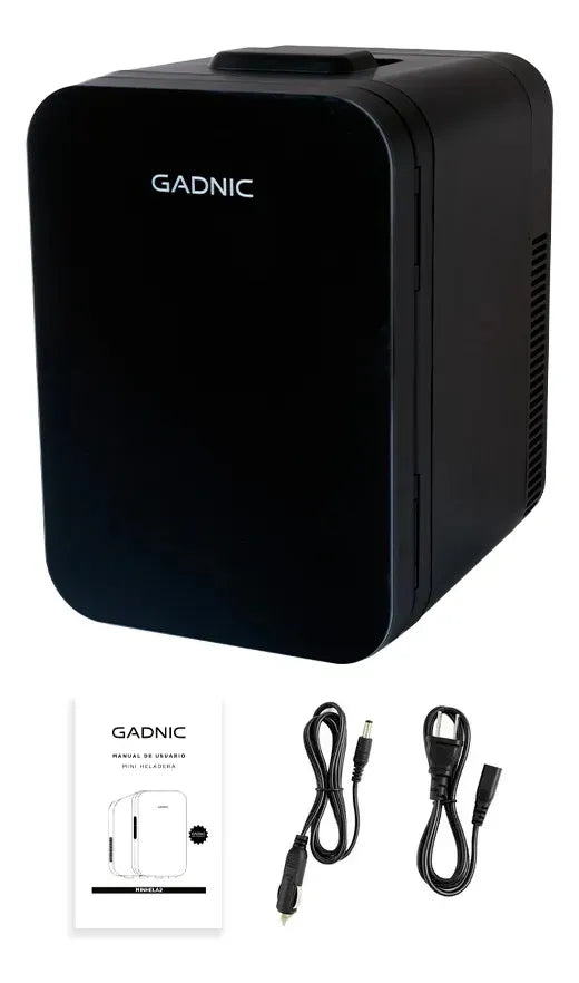 Mini Heladera Portátil Gadnic 10l Frío Calor Para Cosméticos Negro - Image 7