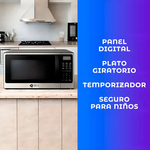 Imagem 4 de 7 de Microondas Digital Oryx de 20 L para Cocina, Color Negro
