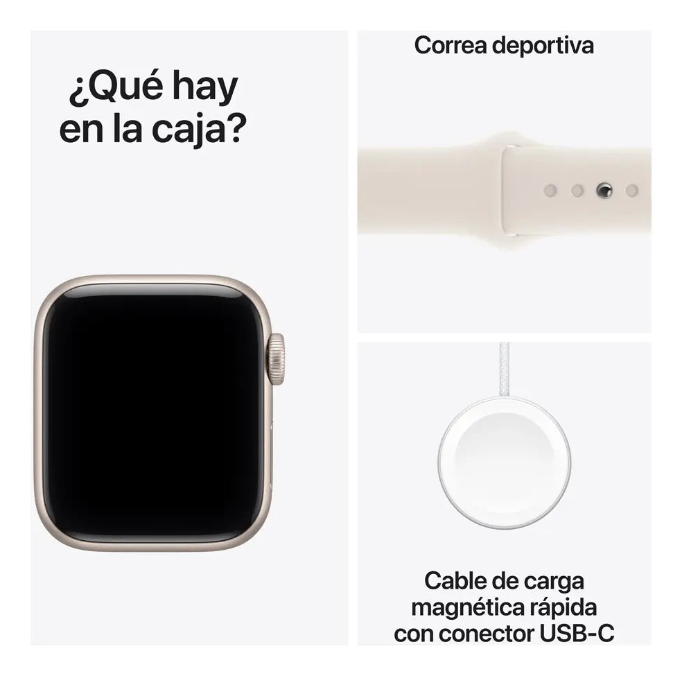 Smartwatch Apple Watch SE 3 GPS caja de aluminio color blanco estelar - Image 8