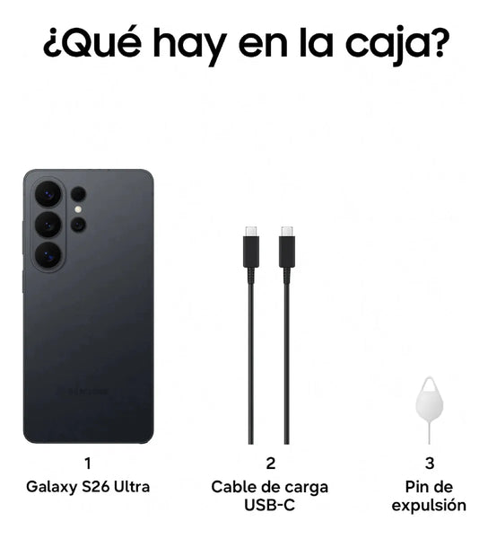Imagem 6 de 6 de Samsung Galaxy S26 Ultra 12GB RAM Cámara Cuádruple con S Pen - Negro