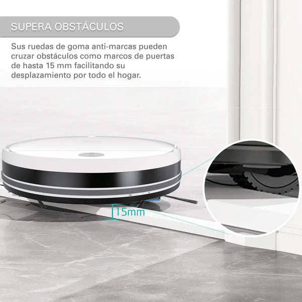 Imagem 9 de 12 de Aspiradora Robot Sansei Rvcs23pi 5 modos de limpieza Sensor Antichoque