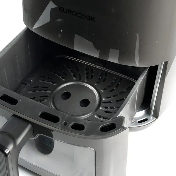 Imagem 3 de 3 de Freidora de Aire Eurocook 3 L Digital 1350W con Ventana Transparente