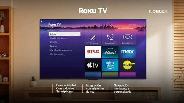 Imagem 3 de 7 de Smart TV 50'' Noblex Roku TV FHD DB50X3110