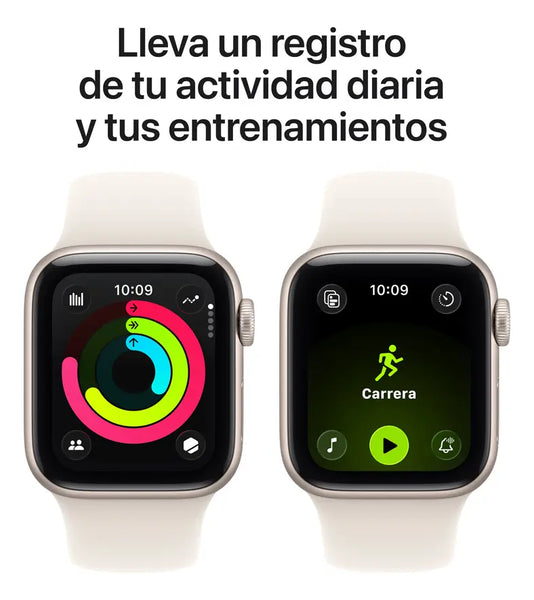 Imagem 6 de 8 de Smartwatch Apple Watch SE 3 GPS caja de aluminio color blanco estelar