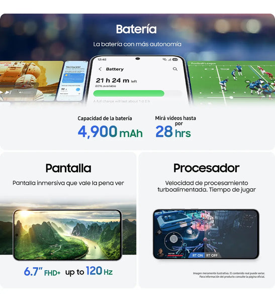 Imagem 6 de 10 de Samsung Galaxy S25fe 256gb 8gb De Ram Negro