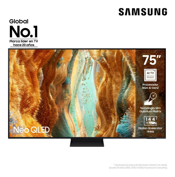 Imagem 1 de 11 de Smart Tv Samsung 75 Neo Qled 4k Qn70f Vision AI