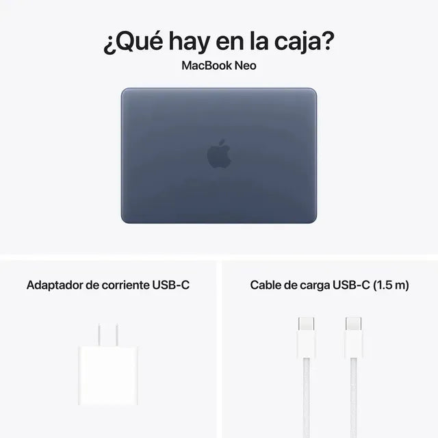 Apple 2026 Macbook Neo (de 13 Pulgadas, Chip A18 Pro De Apple Con Cpu De 6 Núcleos Y Gpu De 5 Núcleos, 8gb Memoria Unificada, 256 gb) - Índigo - Distribuidor Autorizado - Image 10