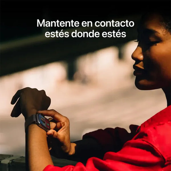 Imagem 7 de 8 de Apple Watch Series 11 GPS • Caja de aluminio gris espacial de 46 mm • Correa deportiva negra