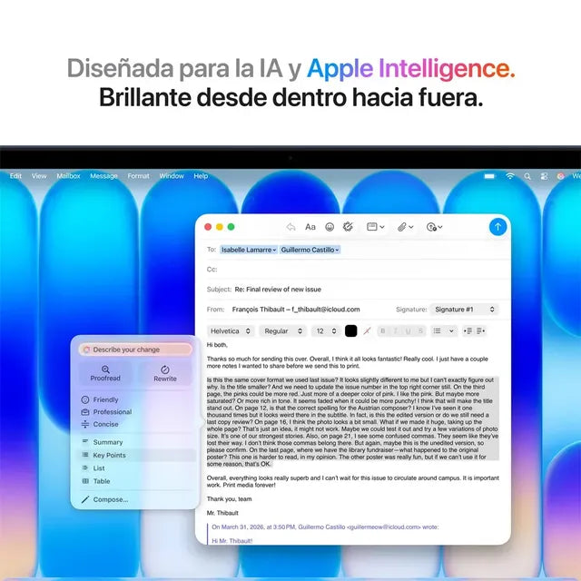 Apple 2026 Macbook Neo (de 13 Pulgadas, Chip A18 Pro De Apple Con Cpu De 6 Núcleos Y Gpu De 5 Núcleos, 8gb Memoria Unificada, 256 gb) - Índigo - Distribuidor Autorizado - Image 7