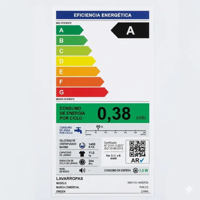 Lavarropas 11 Kg Carga Frontal Inverter Dark Grey - Image 7