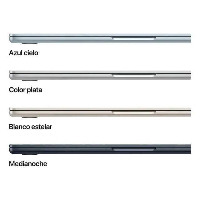 Macbookair 15 M4 Cpu 10 Gpu 10 - 16gb Ssd 512gb Azul Cielo - Image 5