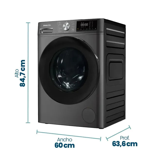 Lavarropas 11 Kg Carga Frontal Inverter Dark Grey - Image 2