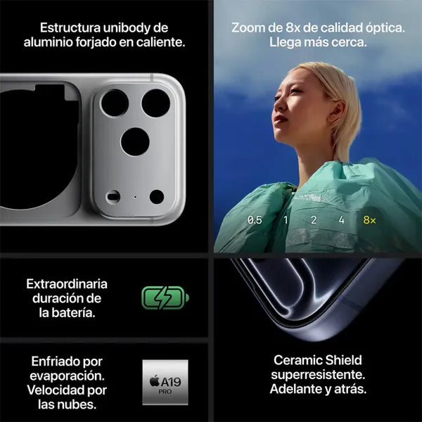 Imagem 6 de 13 de Apple iPhone 17 Pro Max (256 GB) - Color plata